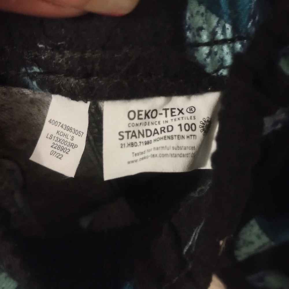 NWT Sonoma Cosmic Flannel Jogger Pajamas Side Pockets Open Fly Men Size Medium